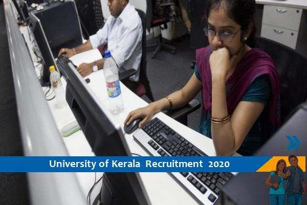 Recruitment for the post of Computer Programmer at University of Kerala