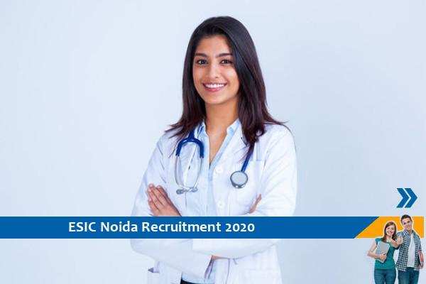 Recruitment for Senior Resident Post in ESIC Noida