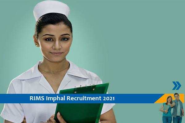 Recruitment of Staff Nurse in RIMS Imphal