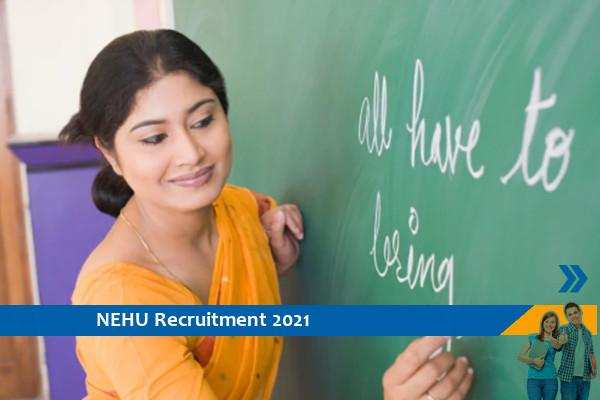 Recruitment to the post of Assistant Professor in NEHU