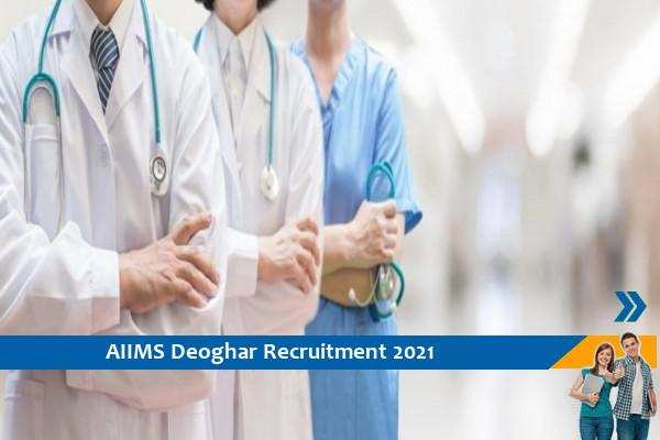 AIIMS Deoghar Recruitment for Senior Resident Posts