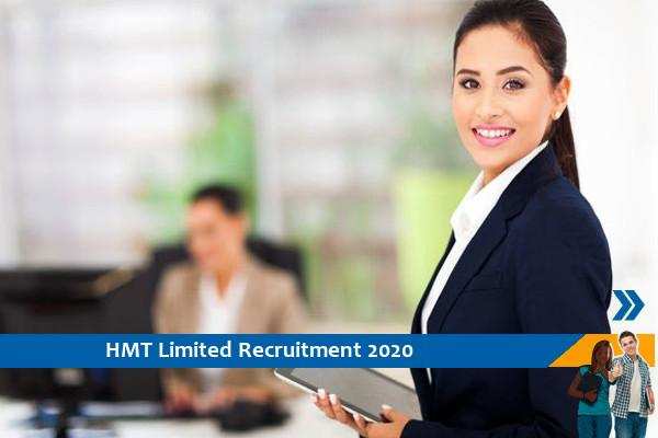 HMT Limited Delhi Recruitment for the post of Chairman and Managing Director