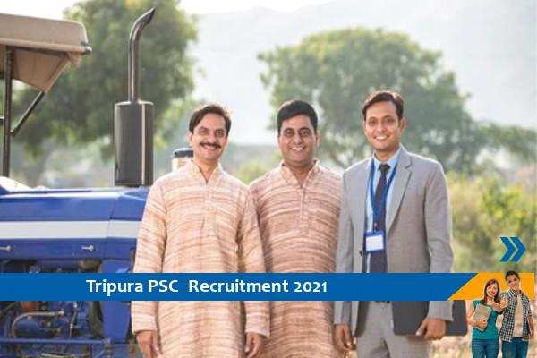 Tripura PSC Recruitment for the post of Agriculture Officer
