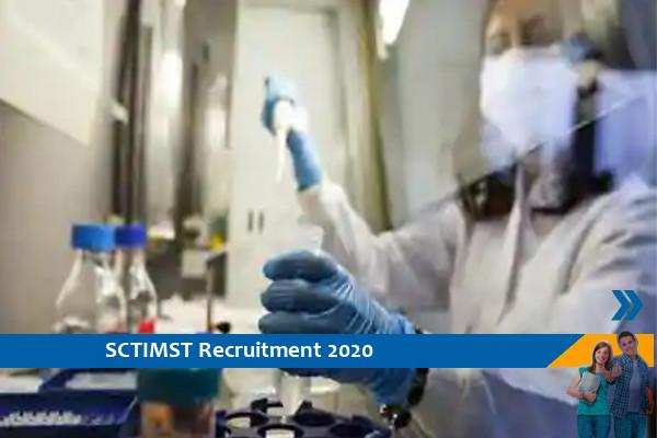 Recruitment to the post of scientist in SCTIMST