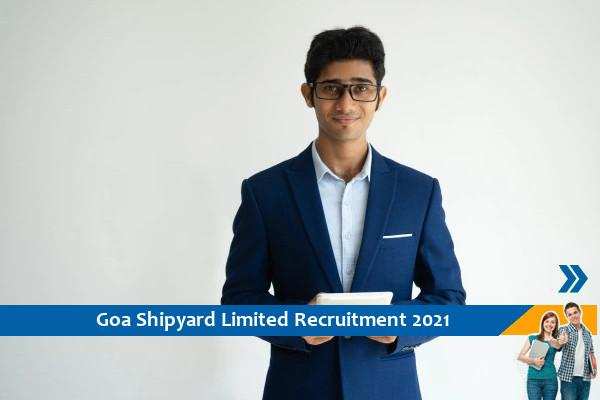 Goa Shipyard Limited Recruitment for the post of General Manager
