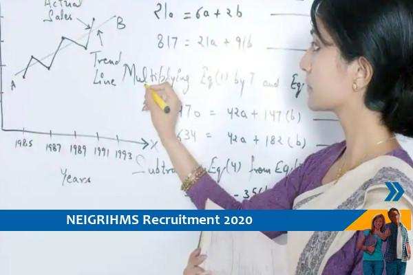 NEIGRIHMS Shillong Recruitment for Professor Posts