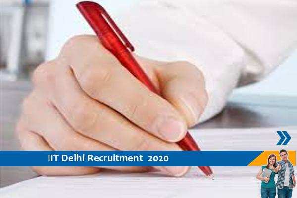 Recruitment for the post of Junior Project Assistant, IIT Delhi, Apply Now