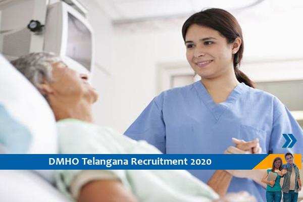 Recruitment of Staff Nurse in DMHO, Hyderabad