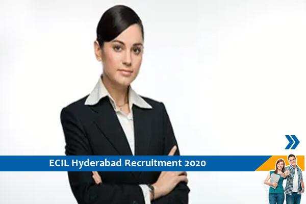 Recruitment to the post of Senior Deputy General Manager and Deputy General Manager at ECIL Hyderabad