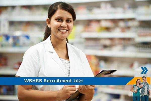 Recruitment to the post of Pharmacist in WBHRB