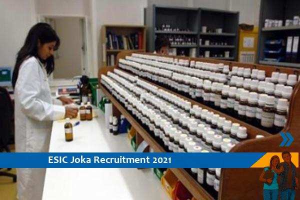 ESIC JOKA Recruitment for Homeopathy Pharmacist