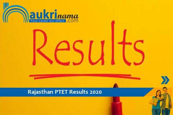 Rajasthan Results- PTET Results 2020