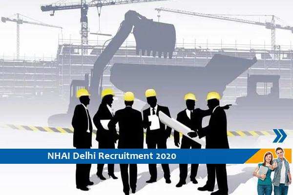 Recruitment of technical consultant posts in NHAI Delhi
