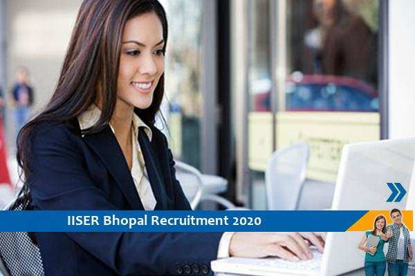 Recruitment for the post of Project Associate in IISER Bhopal