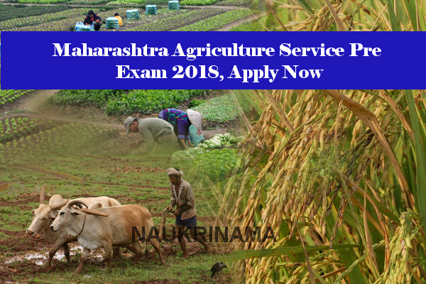 Maharashtra Agriculture Service Pre Exam 2018, Apply Now