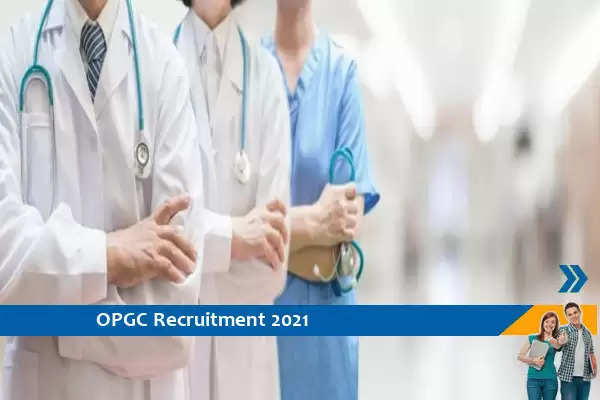 Recruitment to the post of Specialist Medical Officer in OPGC