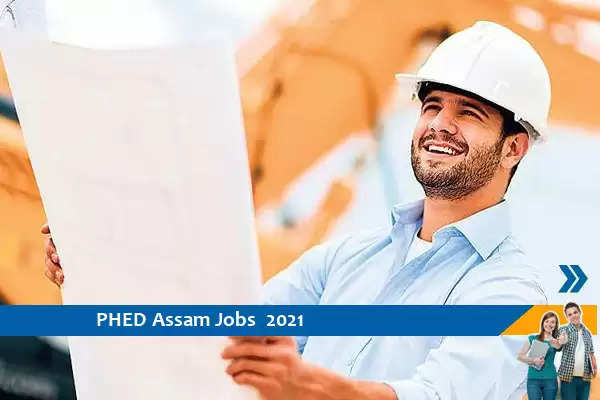 Recruitment for the post of Junior Engineer in PHED, Assam