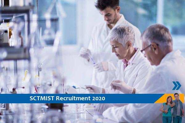 Recruitment to the post of Project Assistant in SCTIMST 2020