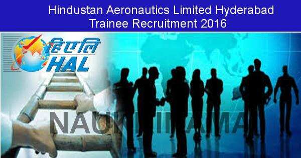 Job Alert: Trainee Vacancies in HAL Hyderabad-2016