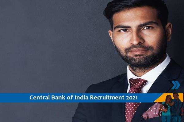 Central Bank of India Recruitment for the post of Counselor