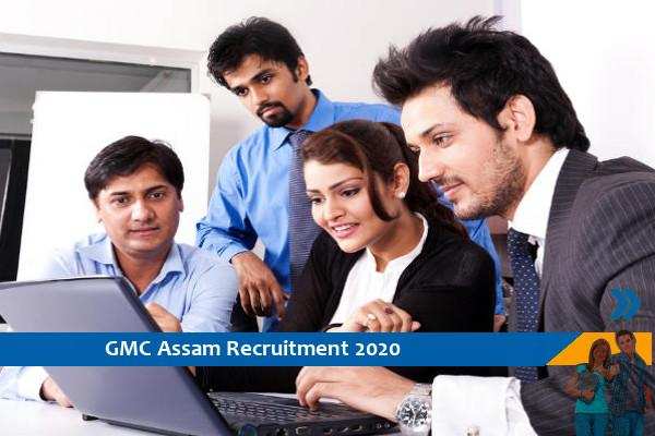 GMC Assam Recruitment for the post of Junior Technical Officer