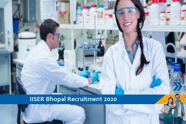 IISER Bhopal Recruitment for Senior Project Associate