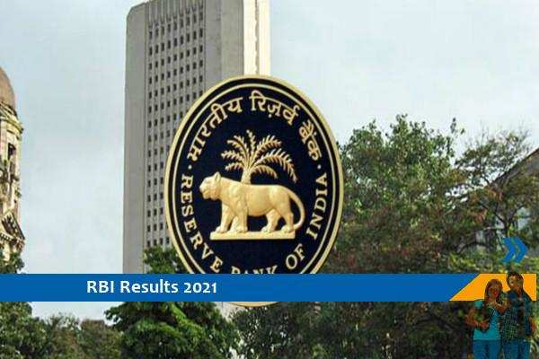 Click here for the result of RBI Results 2021- Assistant Exam 2019
