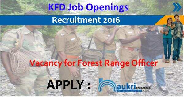 Karnataka Forest Department Recruitment 2016 for Range Forest Officer