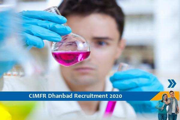 CIMFR Dhanbad Recruitment for Project Assistant and Associate Posts