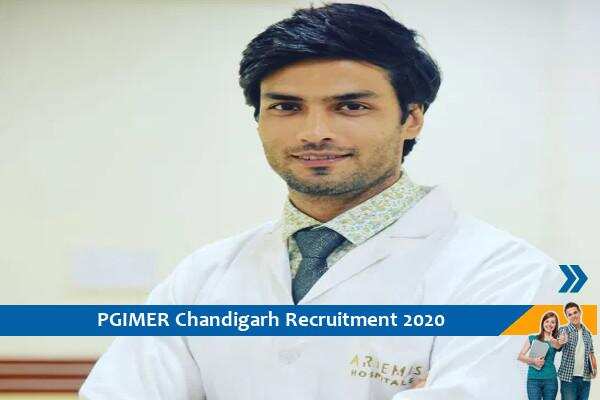 Recruitment to the post of Senior Resident in PGIMER Chandigarh