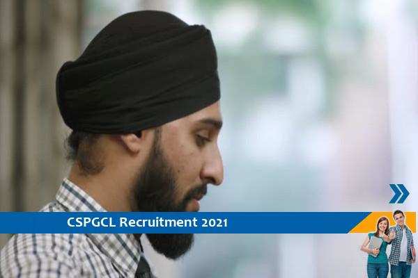 Recruitment to the post of overman in CSPGCL