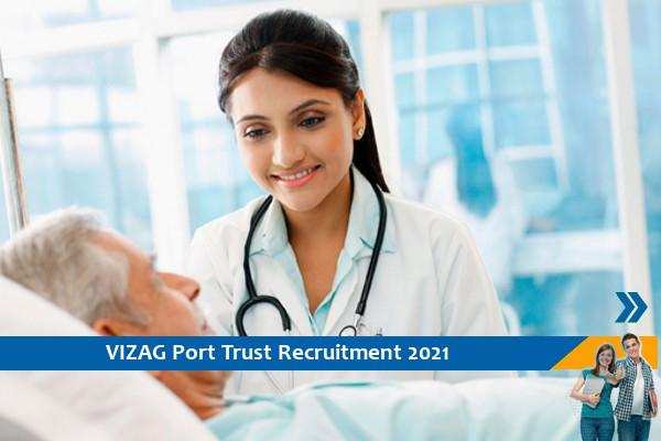 Visakhapatnam Port Trust Recruitment for the post of Staff Nurse