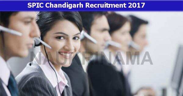 Customer Care Executive Job Openings in SPIC Chandigarh