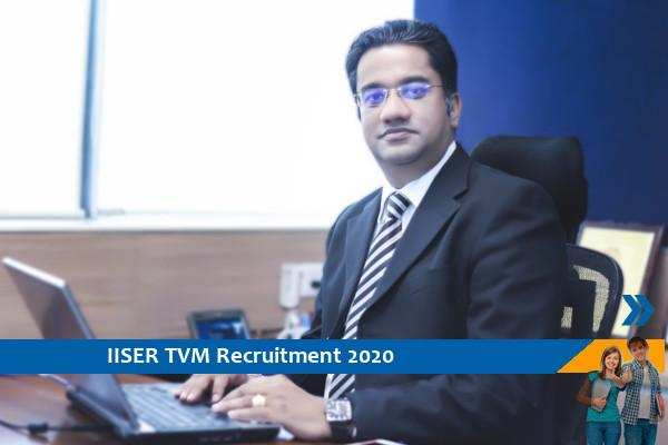 IISER TVM Recruitment as Registrar