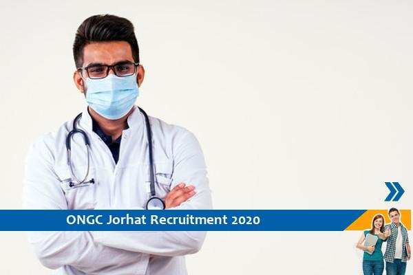 Recruitment for the post of Medical Officer, ONGC Jorhat