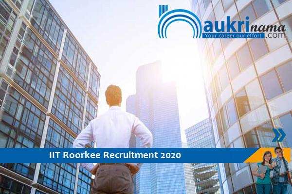 IIT roorkee recruitment for Technical Assistant 2020