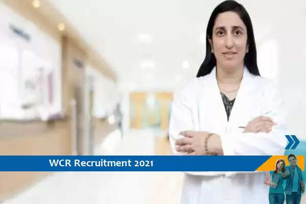 WCR Jabalpur Recruitment for the post of Medical Officer