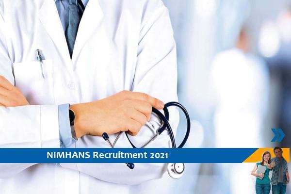 Recruitment to the post of Junior Resident in NIMHANS