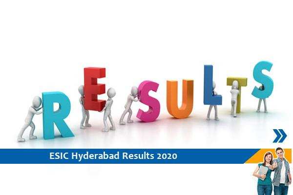 Click here for ESIC Joka Results 2020- Assistant Professor and Co-Professor Examination Results 2020