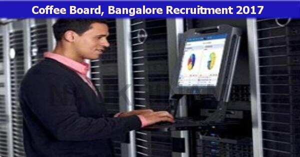Programme Manager Job Opening in Coffee Board Bangalore