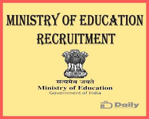 Ministry of Education Recruitment 2021 for the Posts of Director*