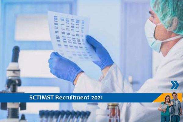 Recruitment to the post of Research Assistant in SCTIMST