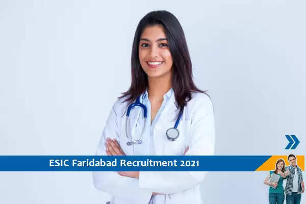 Recruitment for the post of Senior Resident in ESIC Faridabad