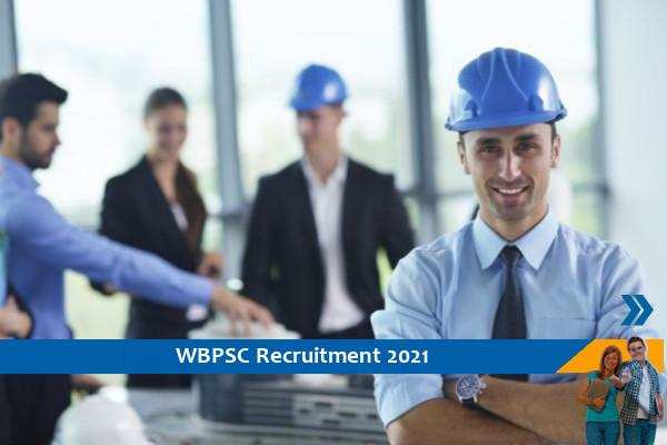 Recruitment to the post of Assistant Engineer in WBPSC