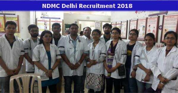 Senior Resident Job Openings in NDMC Delhi