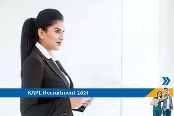 Recruitment to the post of Consultant in KAPL