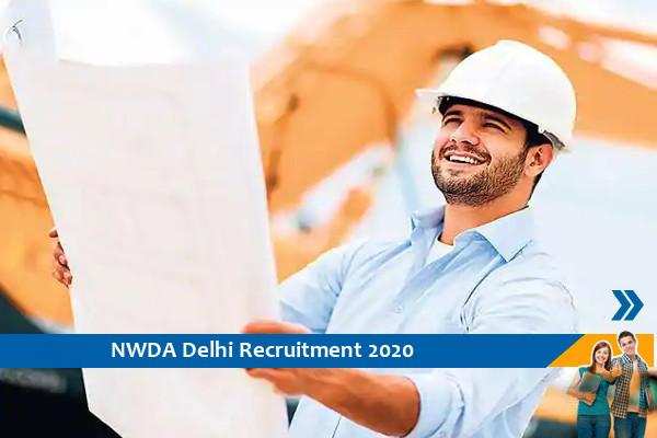 Apply for the post of Assistant Engineer in NWDA Delhi