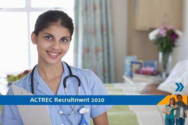 Recruitment of Staff Nurse at ACTREC Mumbai