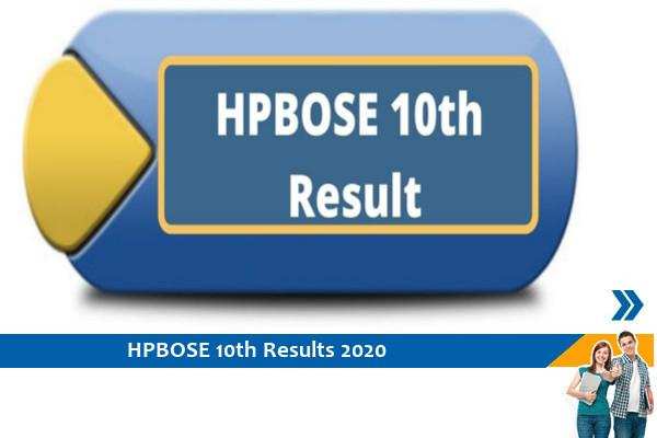 Click here for HPBOSE Results 2020- 10th Compartmental Exam 2020 Results