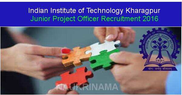 Job Alert: Junior Project Officer Vacancies in IIT Kharagpur-2016